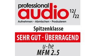 professional audio Sehr Gut - Überragend