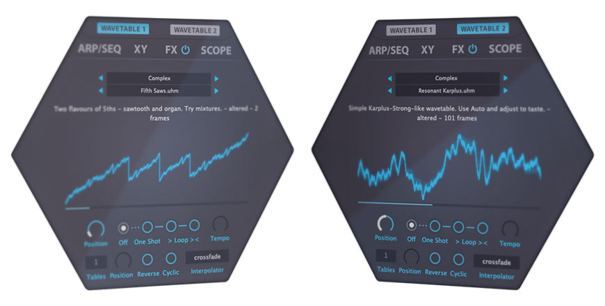 Wavetables in Hive