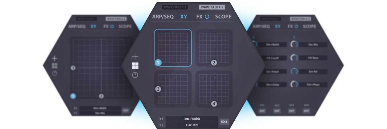 XY controls in Hive