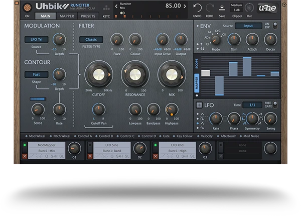Uhbik Runciter: Distorting filter