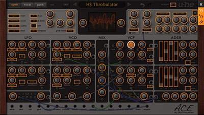 MIDI assignment section