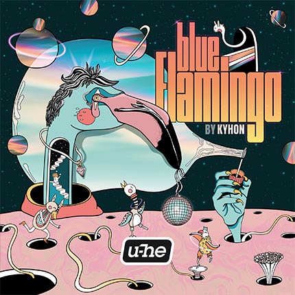Blue Flamingo