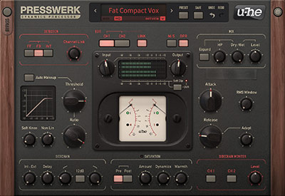 Presswerk main interface