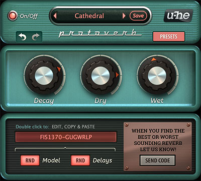 Protoverb main interface