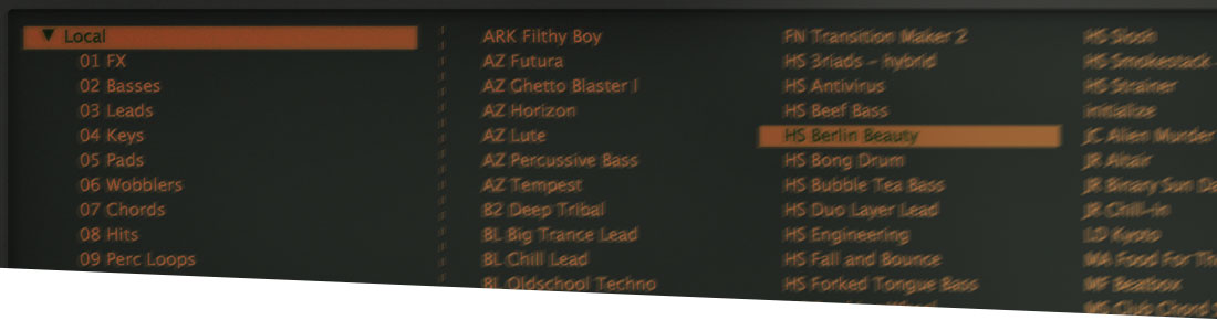 Bazille soundsets - New sounds for Bazille